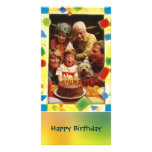 Cadre coloré de photo - carte photo cartes avec photo