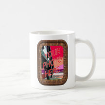 Cadre de Basketweave Tasse À Café