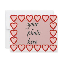 Cadre de coeur pour votre image invitations