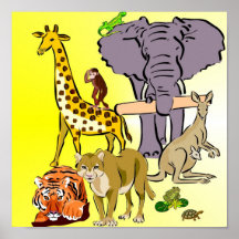 Cadre de jungle poster