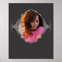 Cadre de photo avec le regard tribal posters
