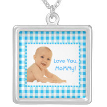 Cadre de photo de bébé - cadeau du jour de mère pendentifs