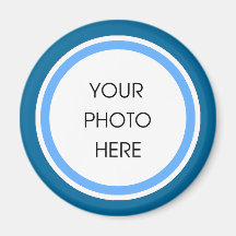 Cadre de photo de bleus layette et de marine magnets