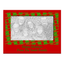 Cadre de photo de Noël Cartes Postales