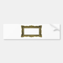 Cadre de tableau antique d'or autocollant pour voiture