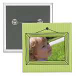 Cadre de tableau tiré par la main rectangulaire pin's