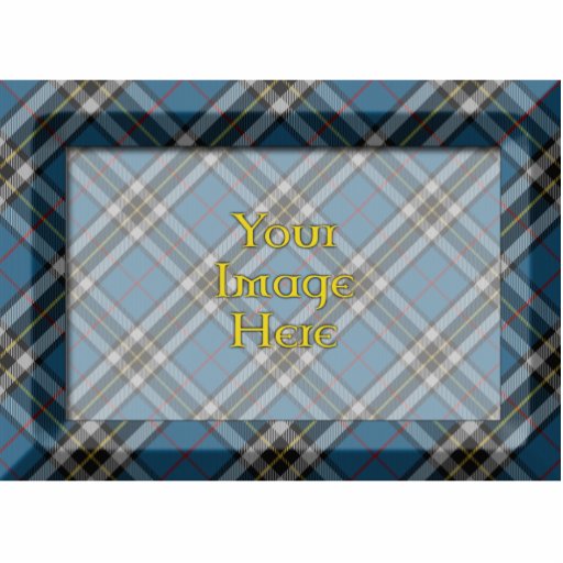 Cadre écossais de photo de tartan/plaid photos en relief
