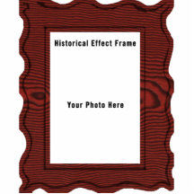 Cadre historique simulé de photo d'effet photo en relief