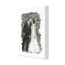 Cadre peint de photo (de mariage personnalisé par  toiles tendues