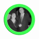 cadre vert de speckel photo en relief