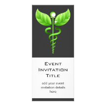 Caducée : Invitation d'événement de médecine douce