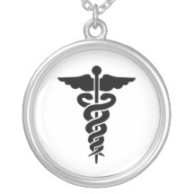 Caducée médical de symbole bijouterie