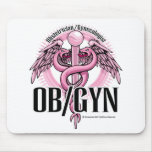 Caducée ROSE d'OB/GYN Tapis De Souris