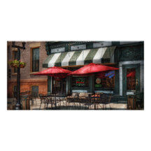 Café - Albany, NY - Pub de Mc Geary Cartes De Vœux Avec Photo