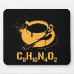 Café C8H10N4O2 Tapis De Souris