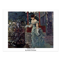 Café-Concert par Manet Edouard Cartes Postales