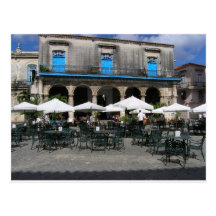 Café cubain carte postale