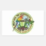 Café cultivé par ombre autocollants
