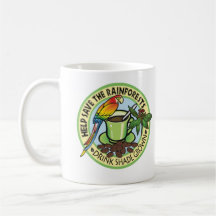 Café cultivé par ombre tasse