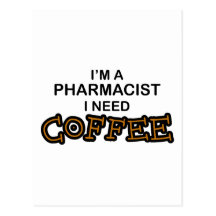 Café du besoin - pharmacien cartes postales