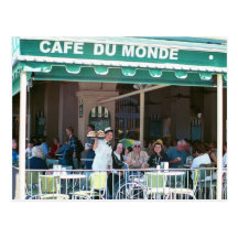 Café et Beignets de la Nouvelle-Orléans Carte Postale