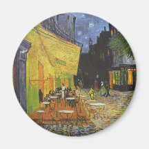 Café la nuit par Vincent van Gogh Aimants