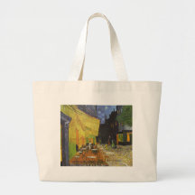 Café la nuit par Vincent van Gogh Sacs De Toile