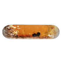 Café souillé skateboards personnalisés