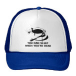 Café vous pouvez dormir quand vous êtes morts casquette de camionneur