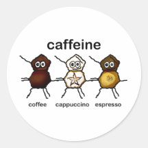 Caféine Autocollant