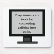 Caféine dans le code Mousepad Tapis De Souris