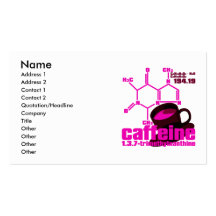 Caféine Modèle De Carte De Visite