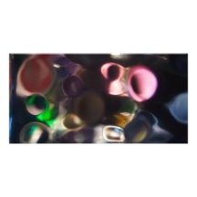 Cailloux colorés artistiques - photo d'art abstrai carte avec photo