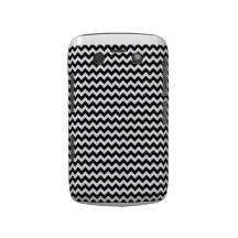 Caisse audacieuse de Blackberry B&W Chevron Coques Blackberry Bold