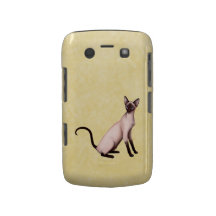 Caisse audacieuse de Blackberry de chat siamois de Coque Blackberry Bold