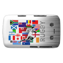 Caisse audacieuse de Blackberry de course de rugby Coques Blackberry Bold