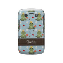 Caisse audacieuse de Blackberry de grenouille de p Coque Blackberry Bold