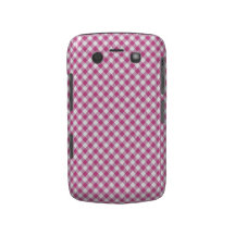 Caisse audacieuse de Blackberry de guingan rouge d Coque Blackberry Bold
