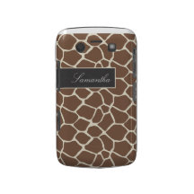 Caisse audacieuse de Blackberry de motif de girafe Coques Blackberry Bold