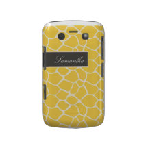 Caisse audacieuse de Blackberry de motif de girafe Coque Blackberry Bold