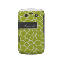 Caisse audacieuse de Blackberry de motif de girafe Coques Blackberry Bold