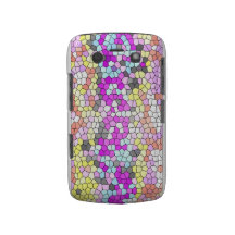 Caisse audacieuse de Blackberry de motif en verre  Coque Blackberry