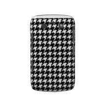 Caisse audacieuse de Blackberry de pied-de-poule Coque Case-Mate Blackberry