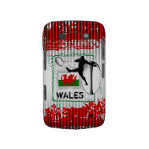 Caisse audacieuse de Blackberry de rugby du Pays d Coque Case-Mate Blackberry