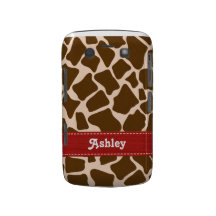 Caisse audacieuse de Blackberry d'impression rouge Coques Blackberry Bold
