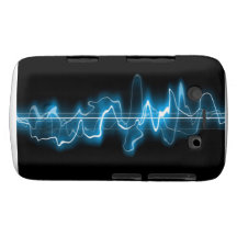 Caisse audacieuse de Blackberry d'onde sonore Coque Blackberry