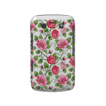 Caisse audacieuse florale faite sur commande de Bl Coque Blackberry