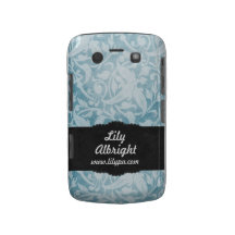 Caisse audacieuse vintage bleue mignonne de Blackb Coque Case-Mate Blackberry