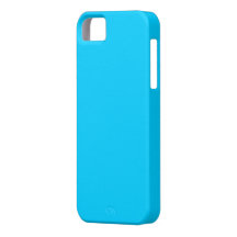 Caisse bleue au néon de l'iPhone 5 Coques iPhone 5