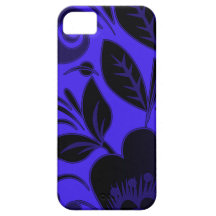 Caisse bleue et noire de l'iPhone 5 de conception  Coque iPhone 5 Case-Mate